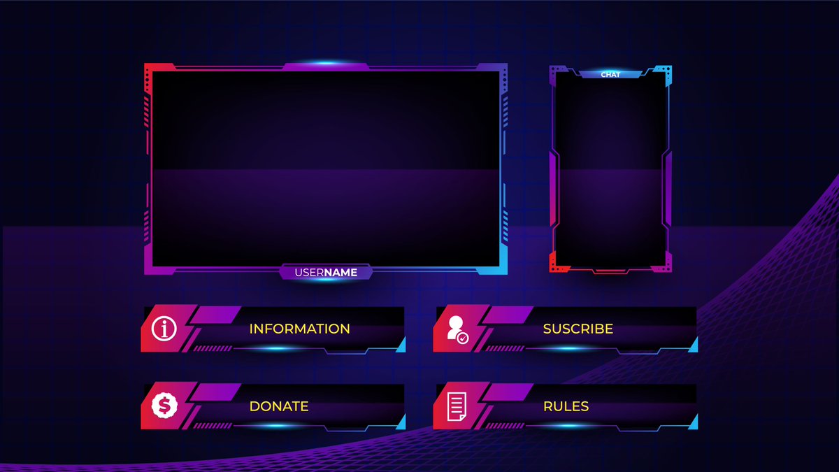 Immerse yourself in the realm of creativity with my cutting-edge, professional overlay design services. Hit me up for a reasonable price. #twitch #Designer #artwork #illustration #twitchaffiliate #twitchaffilate #emotes #smallstreamers #animation #Logo Reference image from web