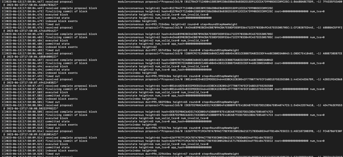 seumnetwork's tweet photo. Proof of Concept (PoC) testing is in full swing! ⚙️ Witness the blazing-fast speed of our node with less than 1 second block time! ⏱️ Get ready for a revolution in transaction processing and experience seamless blockchain performance! 🎉 #AlphaTesting #TECConsensus #HelloSEUM ⚛️ https://t.co/ZAAhw30ncG