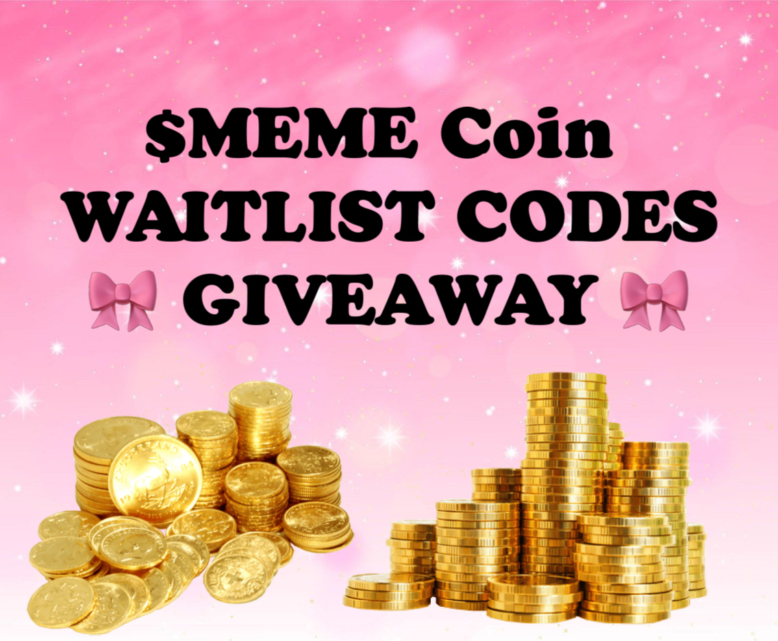 bellew193's tweet photo. 💗It’s time for GA🥳 
🎀 Belle • 193 🎀are gonna ~~~~~
  GiveAway  6⃣ x WAITLIST code for $MEME
  @memecoin by @Memeland 🏴‍☠️

🎀Like + RT  
🎀Tag ur NFT Friends 💗
🎀Follow @bellew193 @yk82foo 
      @0xDindin &amp; @kimchiyong_eth 

⏳48 Hrs⏰ 

🎀#MemeWL #memecoin🎀 https://t.co/zUGEH5CJ4u