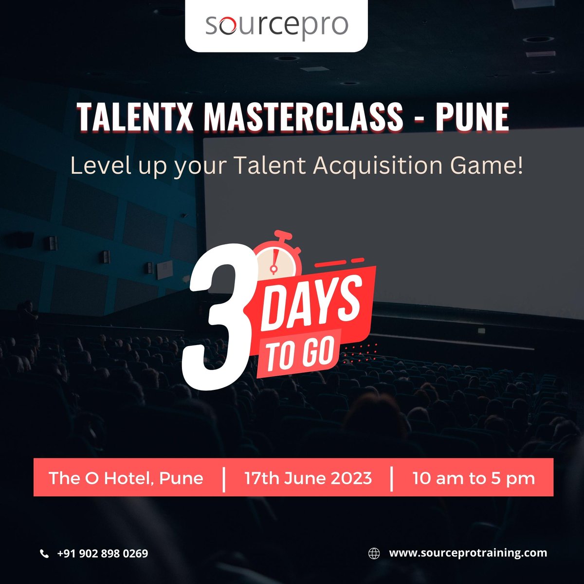 sourcingbhaijan's tweet image. Only 3 days left for the SourcePRO TalentX MasterClass to up your Talent Attraction game with experts sharing their trade secrets in Talent Branding, Outreach and Mapping.

Register Now: bit.ly/3KVcsPn

#TalentXMasterclass #EmployerBrand #sourcepro #sourceprotraining