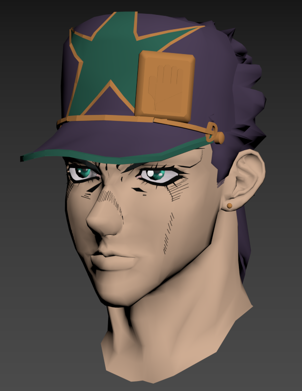 「承太郎wip2 客観視用」|遊戯ハツラツ@3DCGの人のイラスト