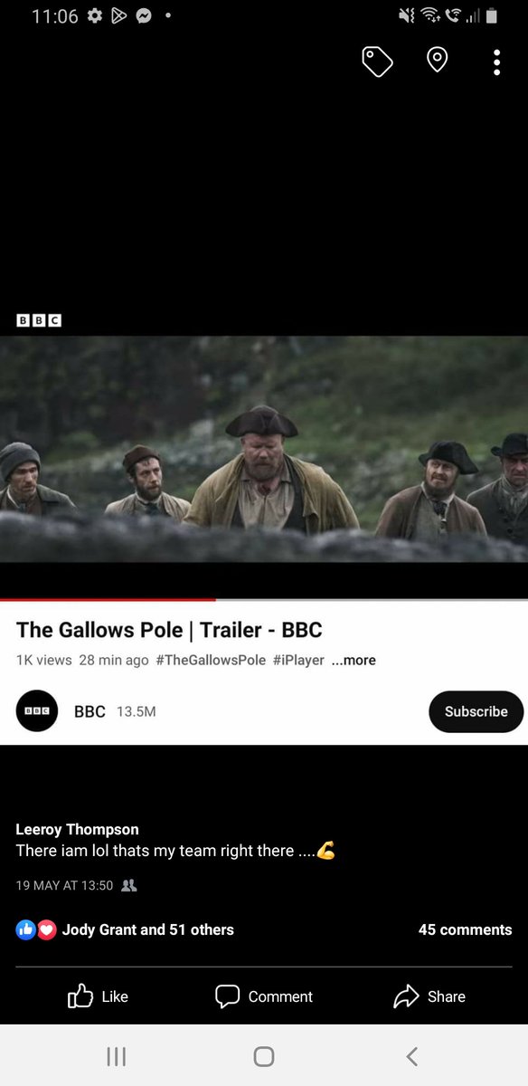 My TV debut tonight ..eek BBC2 9PM The Gallows Pole Episode 3 The Anti-Heist Check it out!! #THEGALLOWSPOLE #thegallowspole #BBC #BBC2 #Ethel