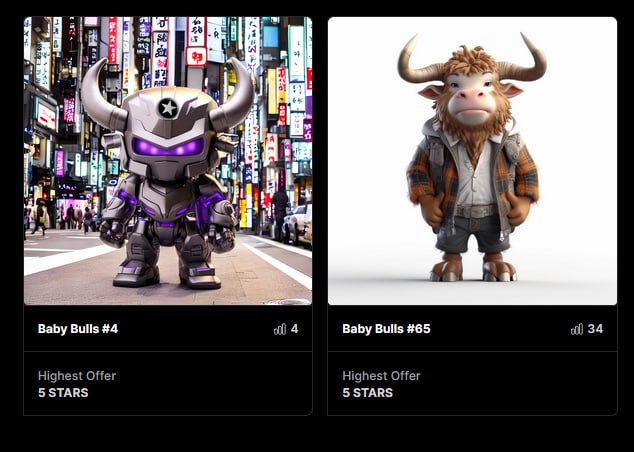 brickmanNFT's tweet photo. Another NFT crosschain hub!
Congrats @arendt_mario
✅️ mint 2 Baby bulls $STARS = 1 Bull Lunc #Lunc 
Difersify your asset by mint baby bull here 
https://t.co/BqppcQEZKN https://t.co/xWYyfLgXRa