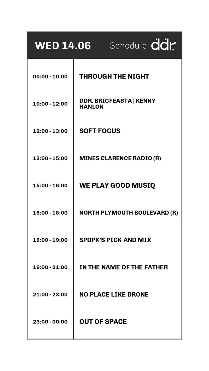 But what does WEDNESDAY bring? Expect the drones, the moans, the deep tempos, sticky sweet pop clones, italo discos, coldwave and krautrock bangers from <a href="/MinesClarence/">Mines Clarence </a> + <a href="/_spdpk_/">SPDPK</a> + <a href="/seanmont88/">coolgoodcoolthatsgood</a> + <a href="/tsara_abh/">🅘🅝🅒🅞🅝🅣🅡🅘 🅢🅞🅝🅞🅡🅘</a> + MORE delectable fun from the DJs <3