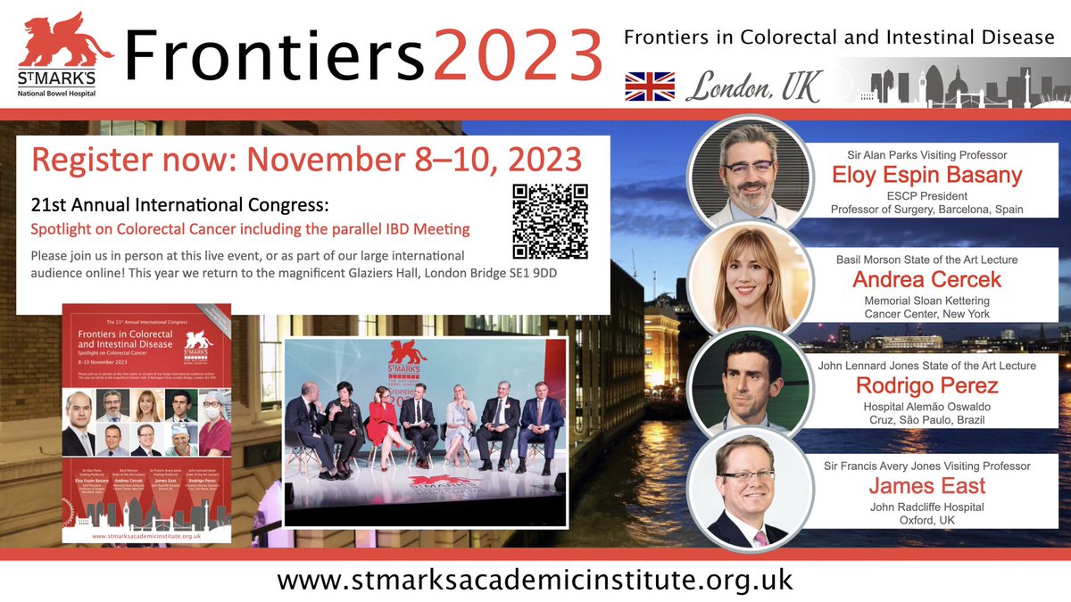 Our flagship annual event is now open for registration! 

We are delighted that Frontiers 2023 is already endorsed by <a href="/Y_ECCO_IBD/">Y-ECCO</a> and <a href="/BritSocGastro/">BSG</a> 
To register for online or in person in central London, please click here

bit.ly/460J8iR