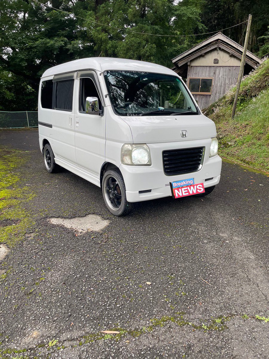 kinketsuotasuke's tweet photo. 車売ります！

車名:ホンダバモスホビオ
走行距離:165000km
車検:令和5年11月11日 https://t.co/l5JbrqO3XB