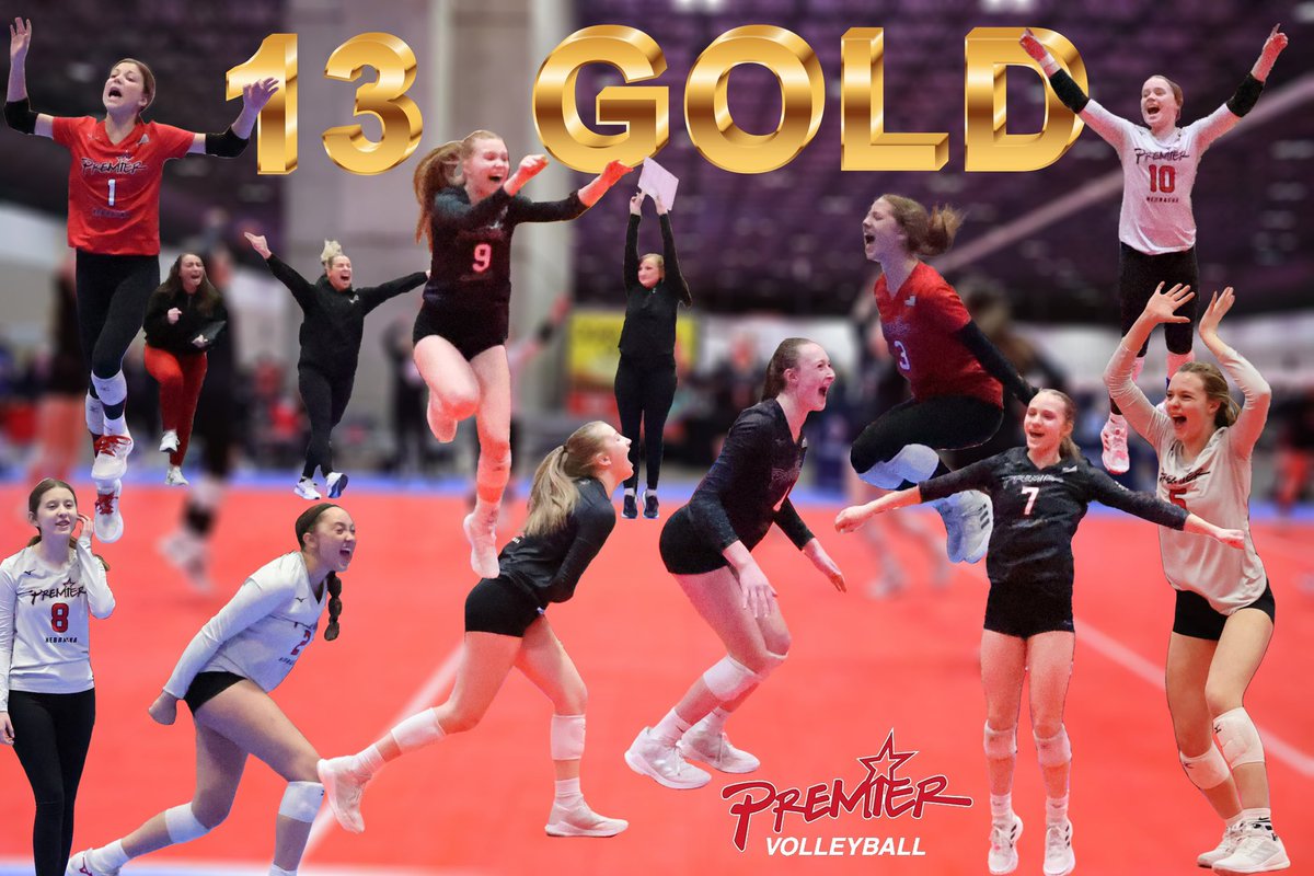 13GoldPremierVB's tweet photo. Day 1 of Nationals is finally here! ππ»πͺπ»πβ€οΈ #gopremiervb #gjnc #13Open #beRELENTLESS #bettertogether @Premier_VB https://t.co/Z20fZmJYEU