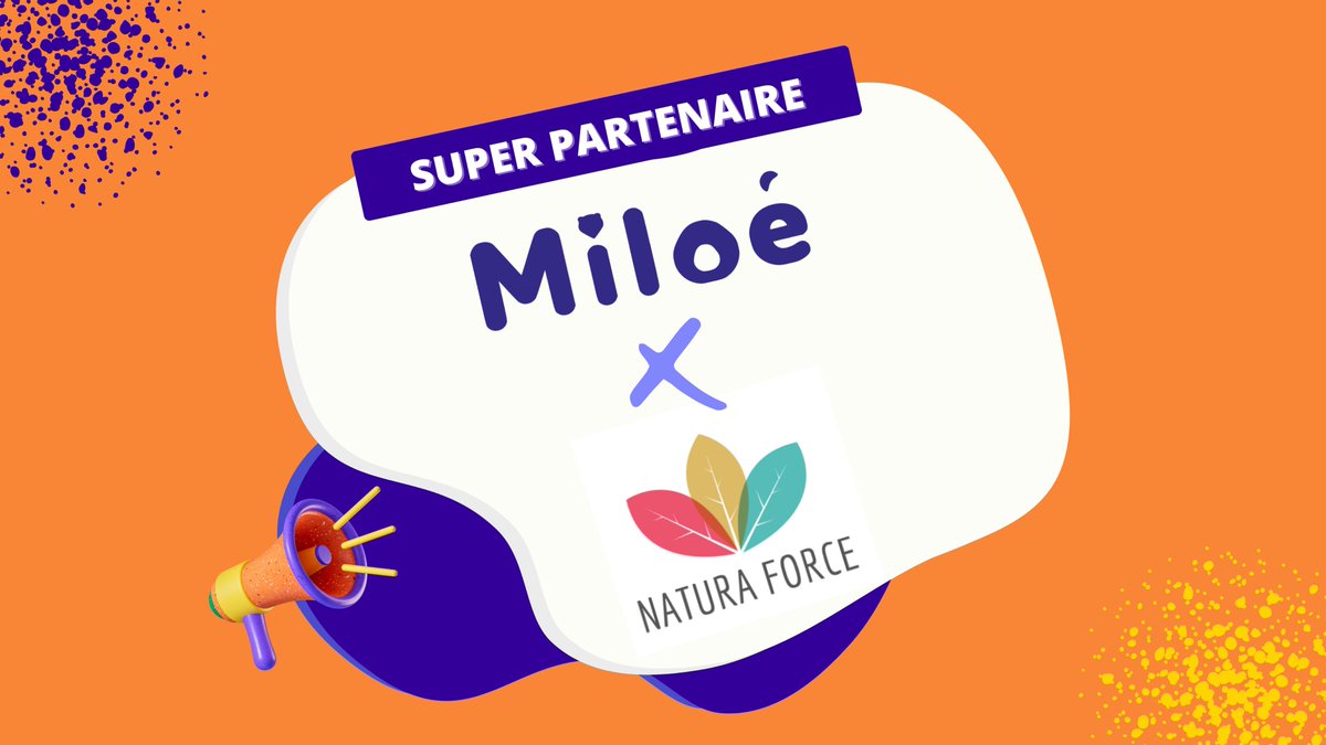 Miloé 🤝 <a href="/NaturaForce/">Natura Force</a> 

Miloé a le plaisir de vous annoncer ce #partenariat mettant en avant notre passion pour une vie saine et équilibrée. 🌿

Découvrez nos réductions exclusives sur votre espace Miloé jusqu'à -10%, -20% et même -30% sur tout le site de Natura Force ! 💚🎁🍀