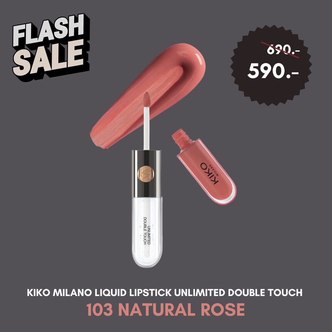 Lypsyy's tweet photo. 🌷 Retweet สุ่มแจก 1 แท่งค่ะ

Surprise sale ค่าาา⚡️
Kiko สี 103 มีกล่องครบสีนี้ฮิตสุดดดด ขายไปแล้วกว่า 200 แท่ง สีคือสวยมากกกก🥰✨

ลดพิเศษเหลือ 590.-
สั่งซื้อเมนชันใต้โพสหรือทักไลน์ @lypsyy https://t.co/1KnBnrRKoC