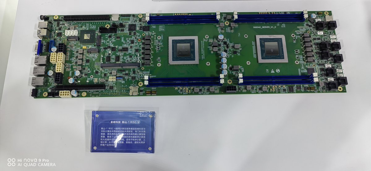 cpswang's tweet image. #RISCVEverywhere , we are already preparing server products for @risc_v to enter the field of #HPC . The first #RISCV  supercomputing maybe earlier than the RISC-V cloud computing.