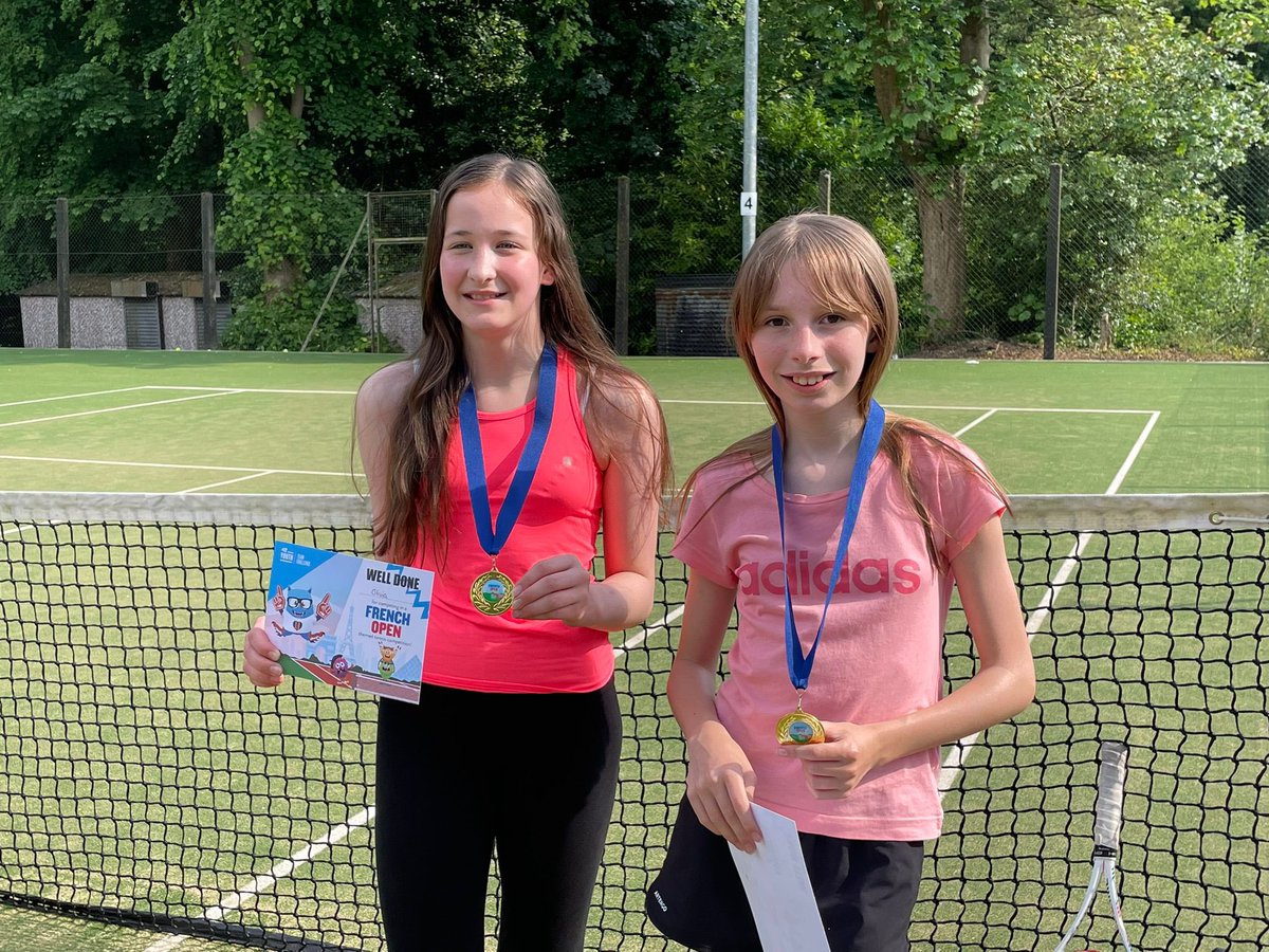 Fanatic French open doubles tournament this Saturday at the club 🎾 well done to all the players playing in 28 degree heat! Elaina &amp; Taran we’re the winners of the day 🏅