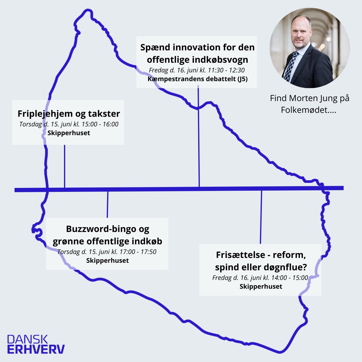 FOLKEMØDE 2023: #findmorten fra ⁦<a href="/DanskErhverv/">Dansk Erhverv</a>⁩ 🎯 ses på 🌞-øen
