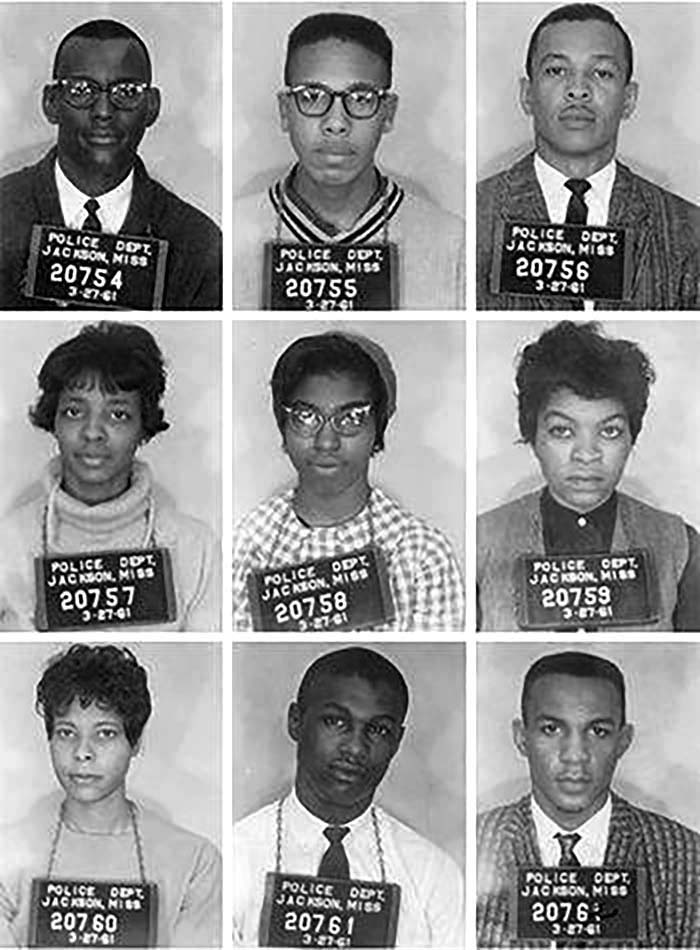 “The Tougaloo Nine were nine students who, in 1961 while undergraduates at Tougaloo College, staged sit-ins at the all-white Jackson Main Library in Jackson, Mississippi. Prior to the sit-ins, African Americans were prohibited from using the city’s main library”