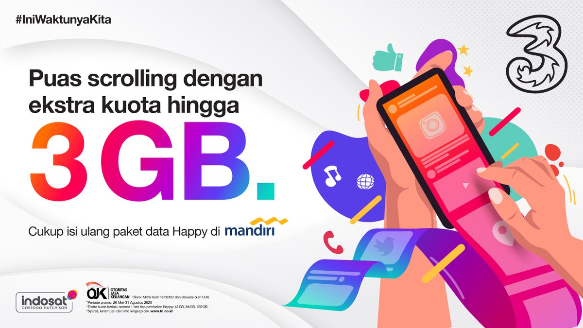 3 Indonesia tweet media