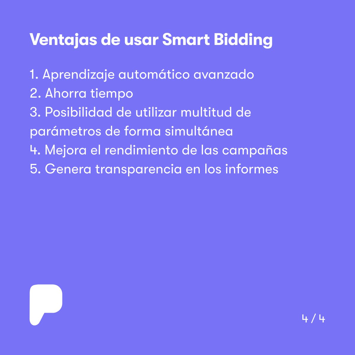 🚀 📈 #SmartBidding es una funcionalidad de Google Ads que cobrará aún más protagonismo a lo largo de 2023. 

#googleads #seo #sem