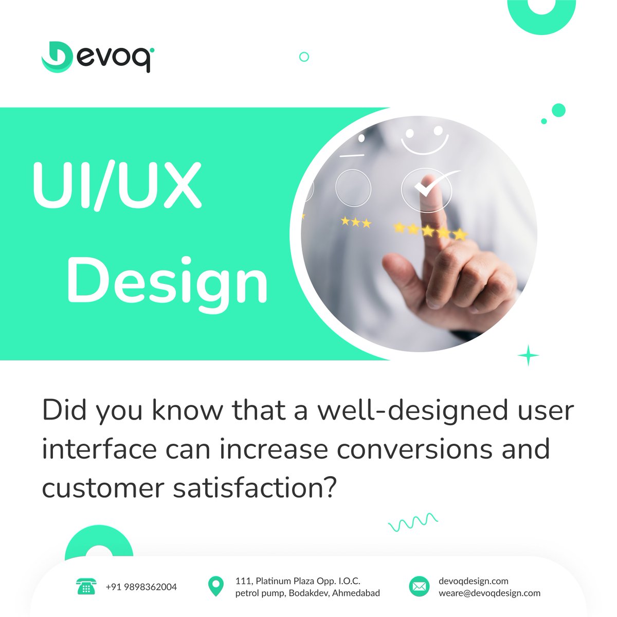 Invest in thoughtful UI/UX design and see your business thrive. Let's create exceptional digital experiences for your audience! 

#ConversionOptimization #CustomerSatisfaction #UXDesign #UIRevamp #AppDesign #UserInterface #Mobileapp #UIUXDesign #MobileFirstDesign #UserExperience