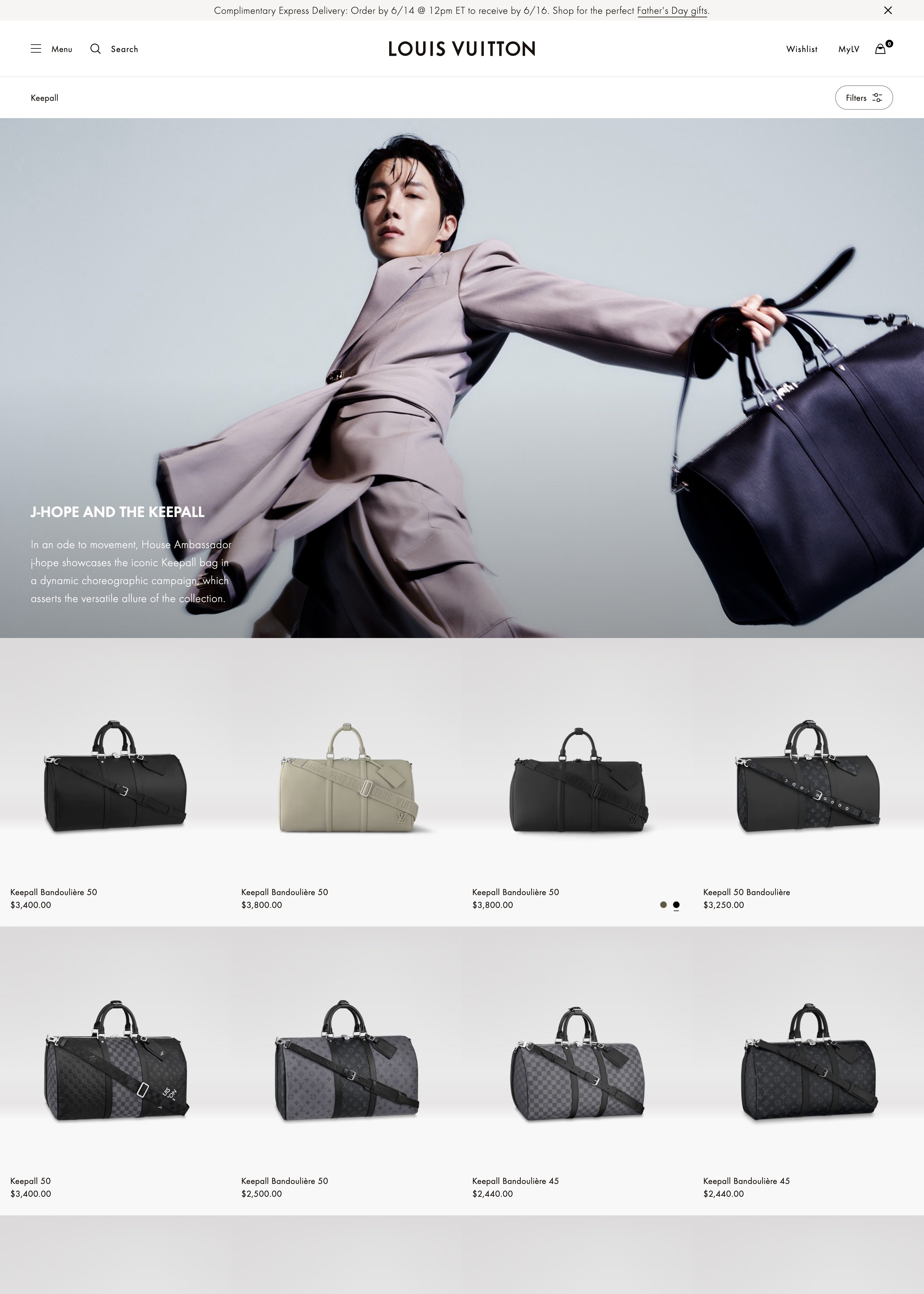 The Hobi Lab on X: #jhope on @LouisVuitton's website. Fashion king Jung  Hoseok absolutely slays! 🔗    / X