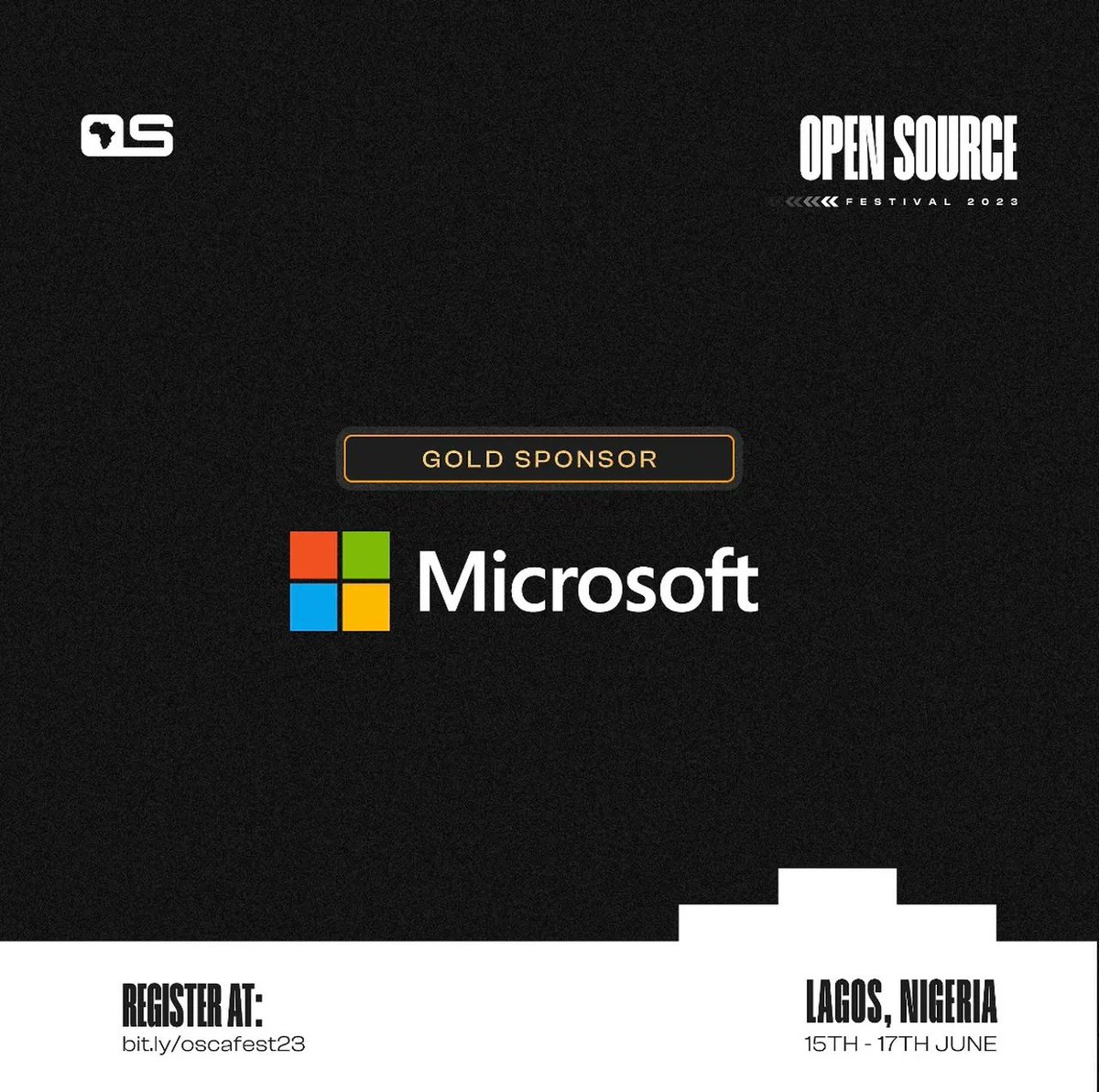 We're thrilled to announce that @MicrosoftAfrica is sponsoring the Open Source Festival for the third time in a row! 🌟✨

Get ready for an incredible celebration of open source technology, collaboration, and limitless possibilities!