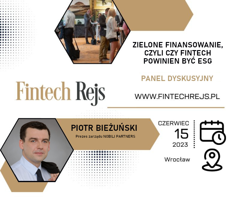 NOBILIPARTNERS's tweet photo. 📢Czy #greenwashing jest realnym zagrożeniem dla #fintechów i może spowolnić rozwój branży?

Prezes NOBILI weźmie udział w dyskusji o praktycznych aspektach ESG podczas „FINTECH REJSU”.
Zapraszamy!

📌Wrocław, czwartek 15 czerwca
https://t.co/IaZ2ZWgDvk

#ESG #ZrównoważonyRozwój https://t.co/VUSLHvqbdT