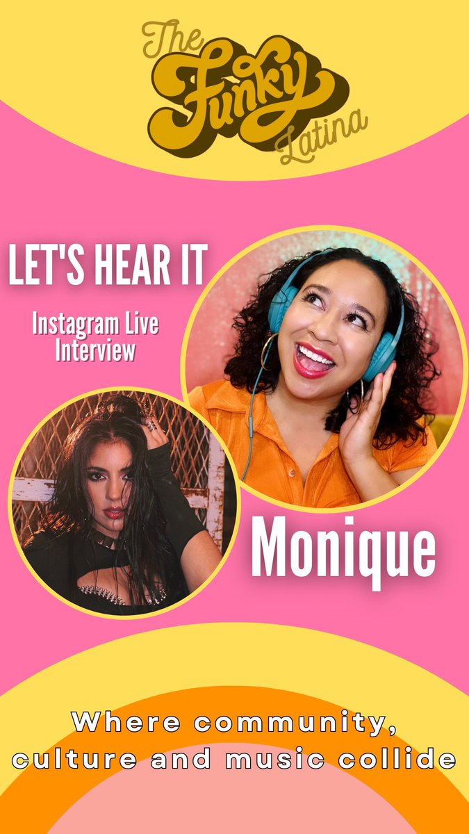 FunkyLatina's tweet photo. Check out my Instagram Live Interview with @Monique_Hasbun June 14th at 6pm! Excited to chat about her time on @netflix #LaFirma the Phoenix music scene and what’s next for this Latin Pop Star! #LetsHearIt #FunkyLatina #MusicBlogger #LatinaBlogger #MoniqueHasbun https://t.co/sG7ogTYeyo
