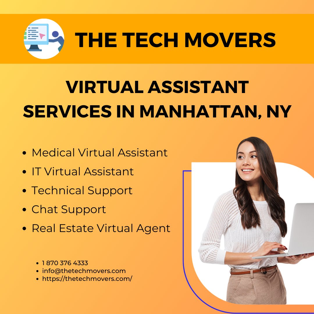 NYCTraductor's tweet image. Virtual Assistant Services in manhattan
#virtualassistant2u #websitedesignerinlagos #WebsiteDesigningCompany #WEBSITEDESIGNS Phone: 1 870 376 4333 Website: thetechmovers.com GMB: tinyurl.com/thetechmovers Address: 6185 West Rd. Suite 51, Mount Pleasant Arkansas 72561
