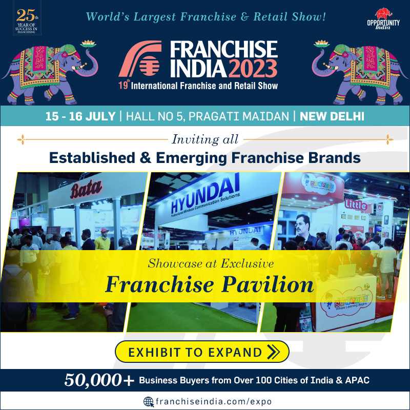 Unleashing Franchise Potential: Embrace the Future of Business at Franchise India 2023 - Where Established and Emerging Brands Unite!

Date: July 15-16, Hall No. 5 Pragati Maidan, New Delhi

Link: lnkd.in/dz4BSb6P