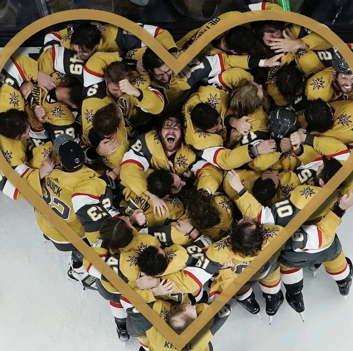 KTNV's tweet photo. Nothing but LOVE for our Stanley Cup Champions 😤
[📸: AP]

👇https://t.co/9acNkDda6O https://t.co/rWuwJXxiXn