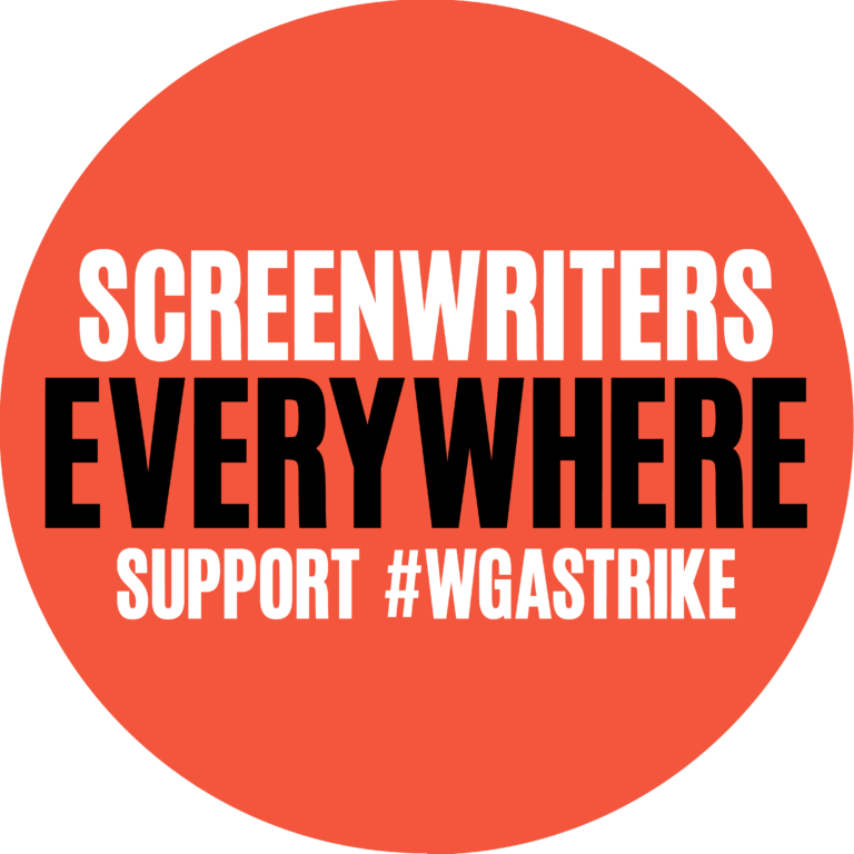 #Screenwriterseverywhere
#WGAStrike
#WGAStrong
#NoSeEscribenSolas
#GuionistasPorTodasPartes

@WGAWest @WGAEast @almaguionistas