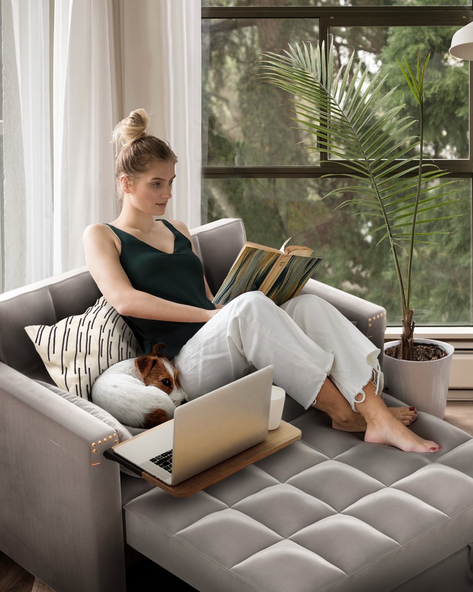 Nosgafurniture's tweet photo. Introducing our new arrivals β the ultimate convertible multi-functional sofa bed!πππ
Whether you're working, napping, or binge-watching your favorite shows, this sofa has got you covered.π
#interiordesign #livingroomdecor #sofainspo #designinspiration #multifunctionalsofa https://t.co/flyCUmGgU2