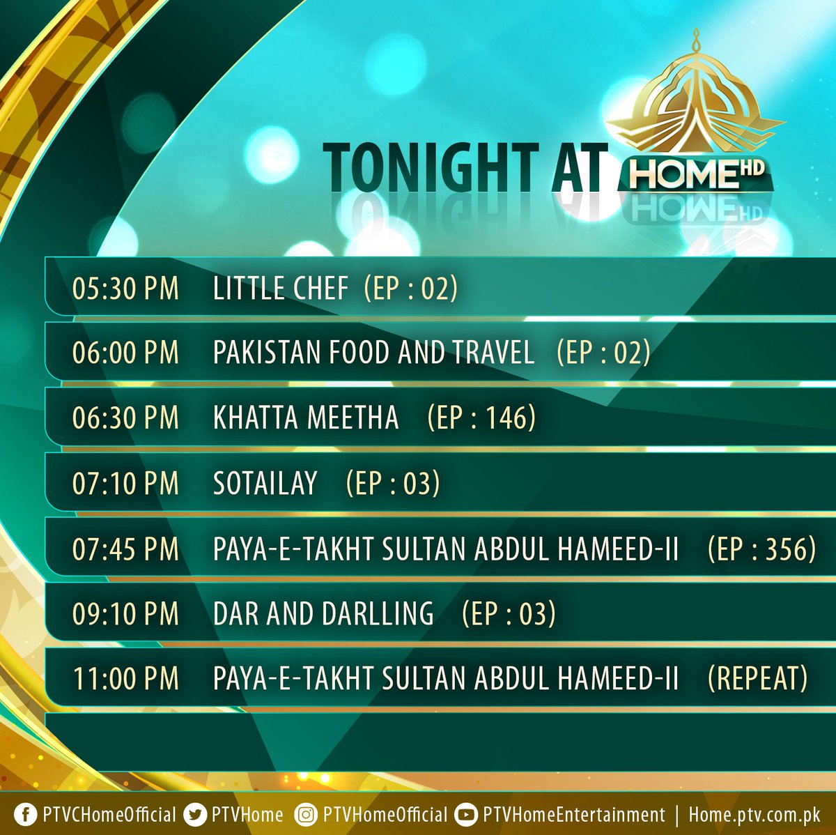 PTV Home on Twitter "PTV Home Schedule 14th June 2023"