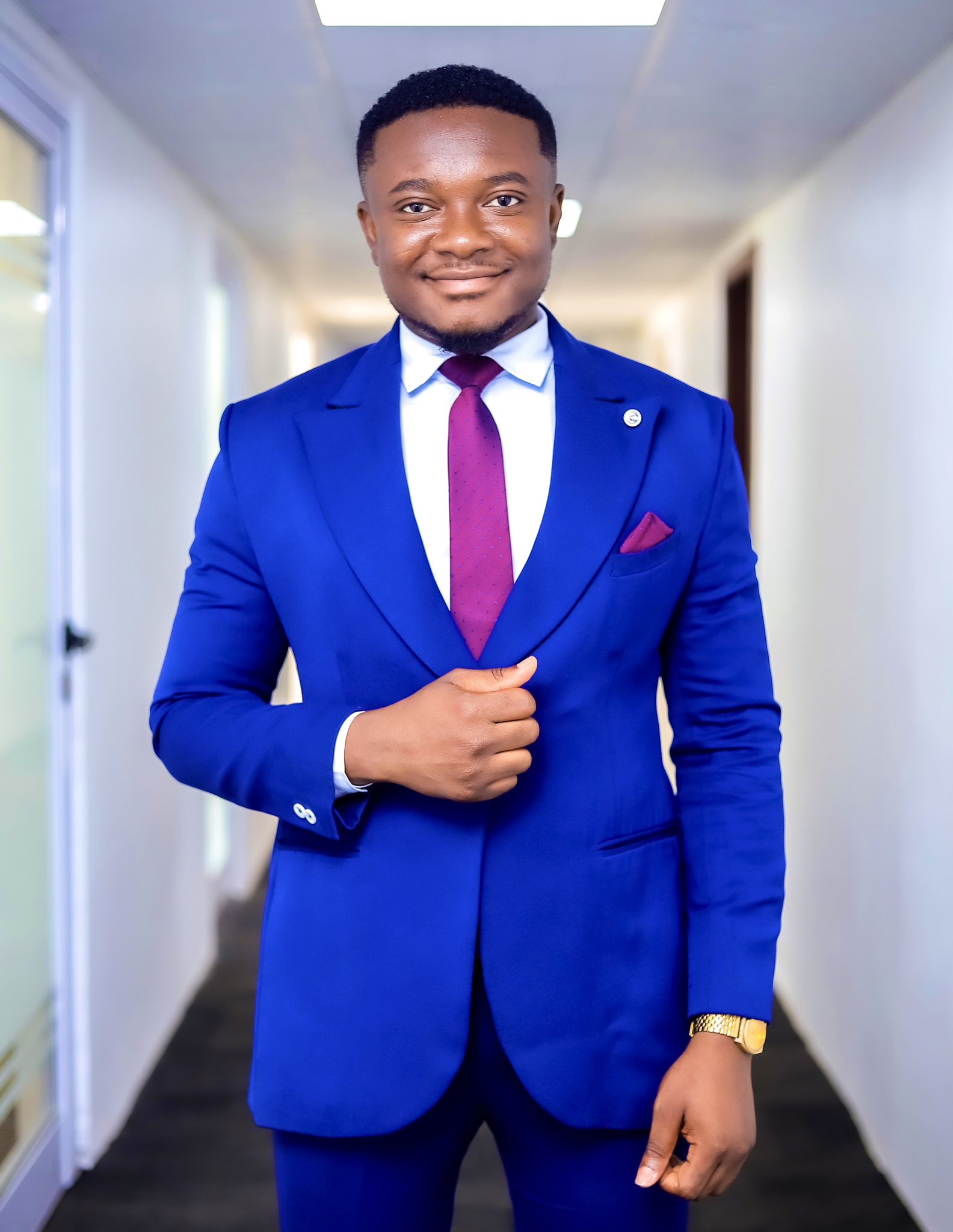 Royal blue coat deals pant with white shirt
