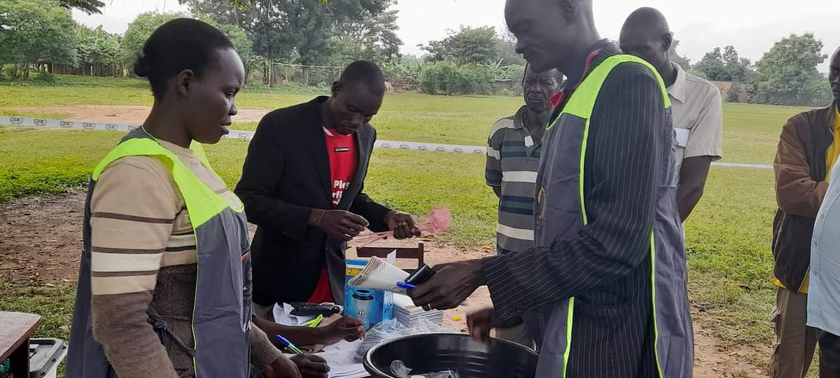 UgandaEC's tweet photo. Voting at Kanyamutamu Church of Uganda polling station, Kadoa Parish, Kidongole Sub County is going on smoothly.
#BukedeaByElection
@PaulBukenya https://t.co/Z1hJAgKO6t