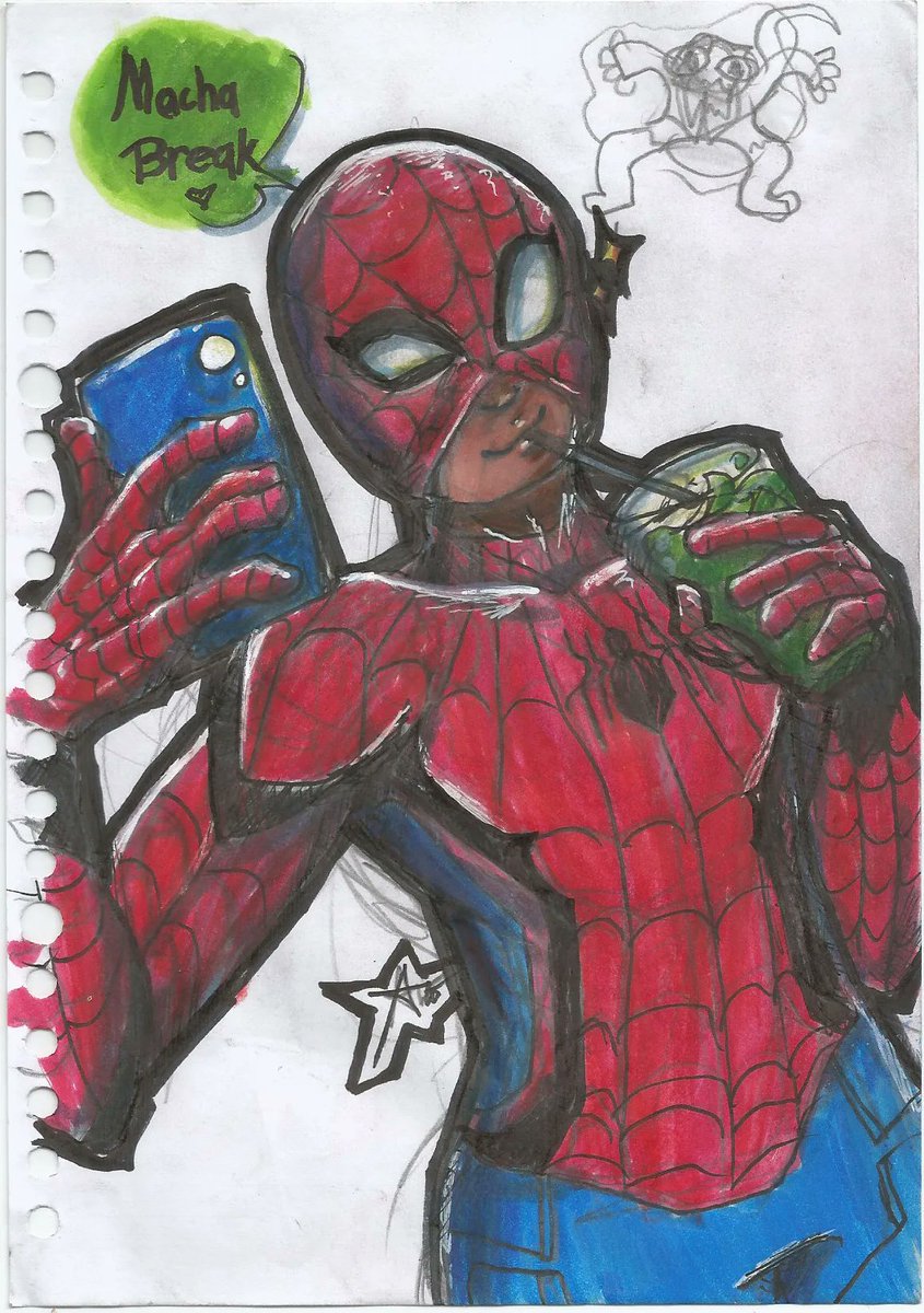 Priz_And_Buko's tweet photo. I'm slowly falling into the pit of spider madness
We got a blood cell spider and Miles Morales in the Tom Holland suit https://t.co/xU4tI9JawO