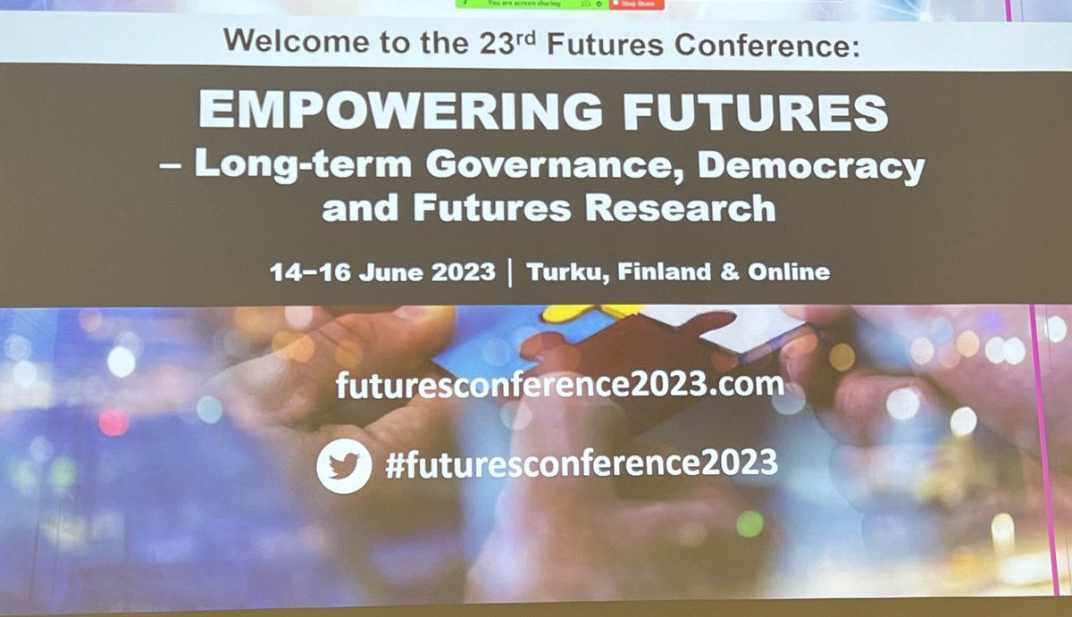 JaanaTapanainen's tweet image. Amazing two days ahead: Empowering Futures #futuresconference2023 @FFRC_Tutu @tvaffa Opening by @JuhaKaskinen, Introduction to the theme: Toni Ahlqvist
