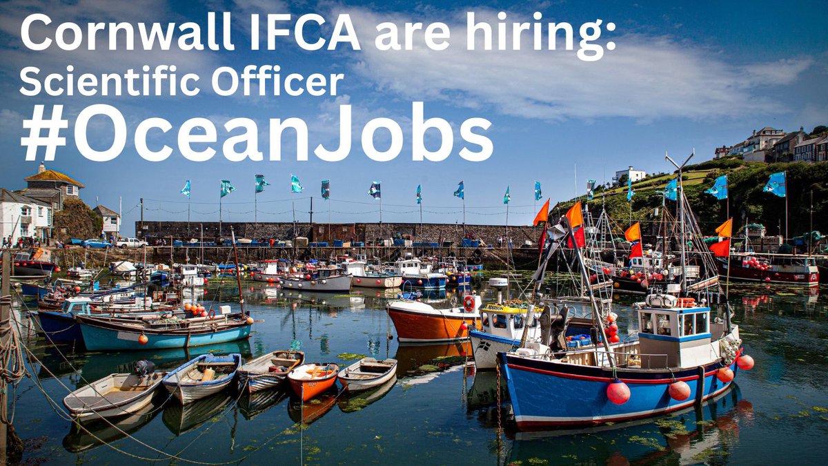 New job opportunity:
▪️Scientific Officer  – Cornwall IFCA @CornwallIFCA
▪️Salary: £24,594 – £29,439
▪️Location: Hayle, Cornwall
▪️Closes: 22 June
▪️Full details here 👉cmscoms.com/?p=34965

Sign up for the CMS #OceanJobs alerts 👉bit.ly/3MiyV7i