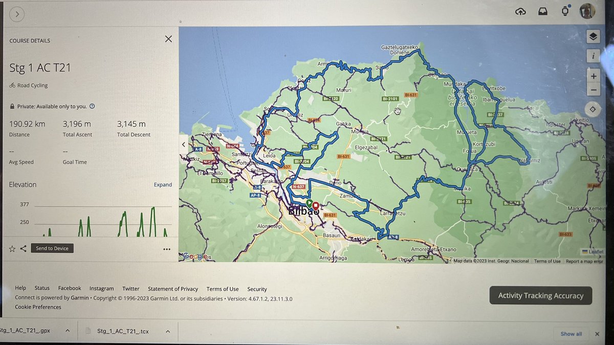 When reality bites… loading the 1st stage onto Garmin. Intimidating but not nearly as tough as dealing with leukaemia <a href="/CureLeukaemia/">Cure Leukaemia</a> <a href="/rob_wynn_TdF/">Rob Wynn</a>
