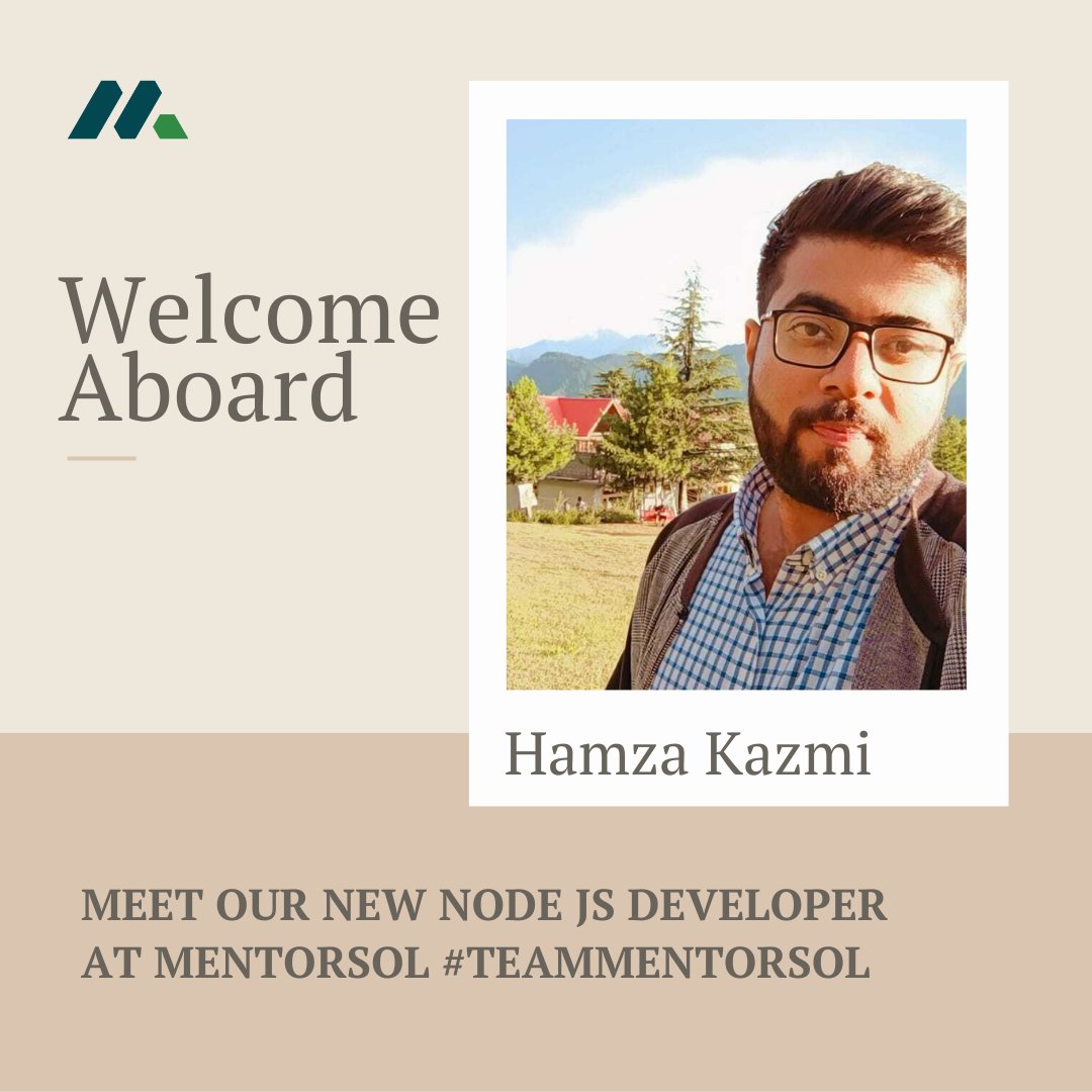 MentorsolPvtLtd's tweet image. 👋 Welcome to our team, Hamza Kazmi!

We&apos;re absolutely thrilled to have you join our talented group of developers. Your expertise in Node.js is going to be an incredible asset to our projects and the entire team. 
.
.
.
#newteammember #mentorsolteam #nodejsdeveloper #Twitter