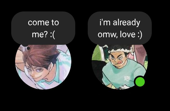 #iwaoi: the couple that uses ig notes to communicate.