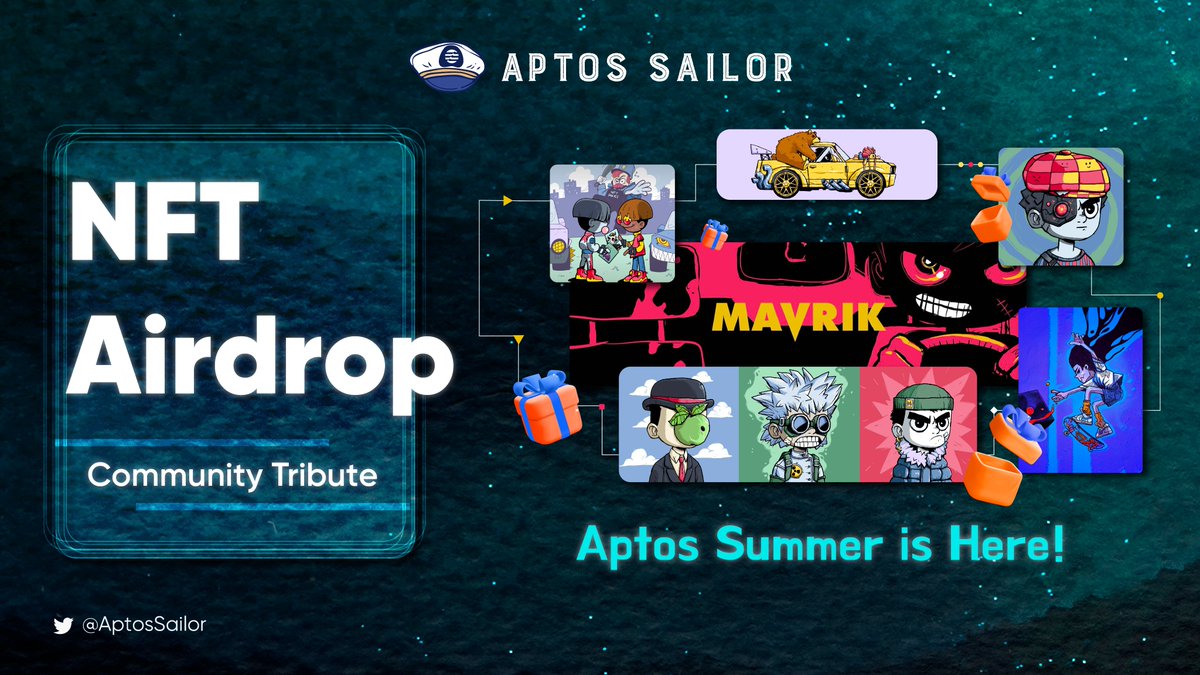 Ahoy, 100+ sailors!🎉 
A big shoutout to our amazing fam!0⃣paid ads,💯organic!   
Grateful for each n every member who's been sailin' with us!⚓️  
CELEBRATION - 1 MAVRIK NFT #GIVEAWAY 
Follow @AptosSailor  
Like+RT 
Tag 2 frens👇+ #AptosSummer #Mavrik #AptosSailor   
⏰72 Hrs