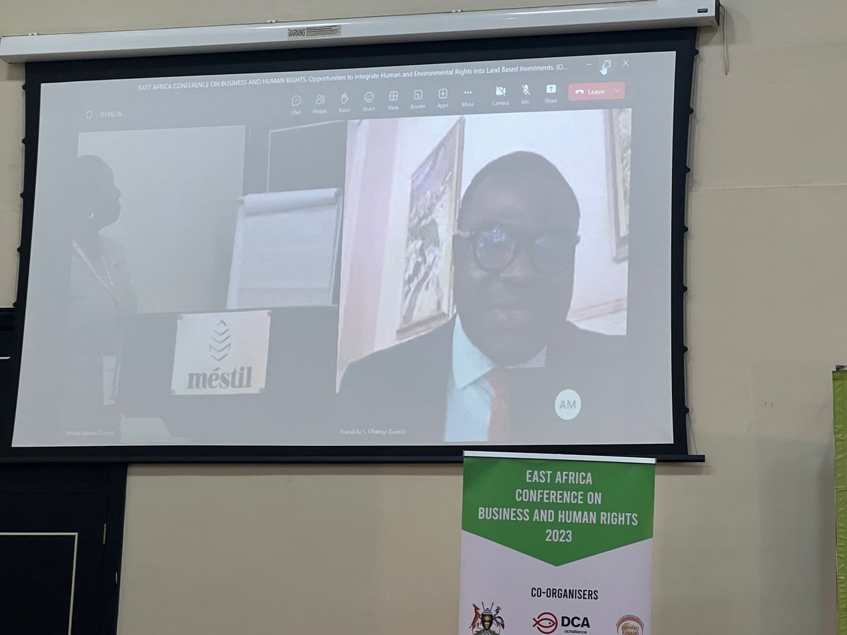 Happening now at the East Africa Conference on Business and Human Rights where Prof. @dsolawuyi is delivering his opening remarks.
#bizhumanrights #africabhr
More information here: noedhjaelp.dk/wp-content/upl…