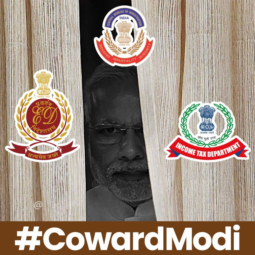 #CowardModi