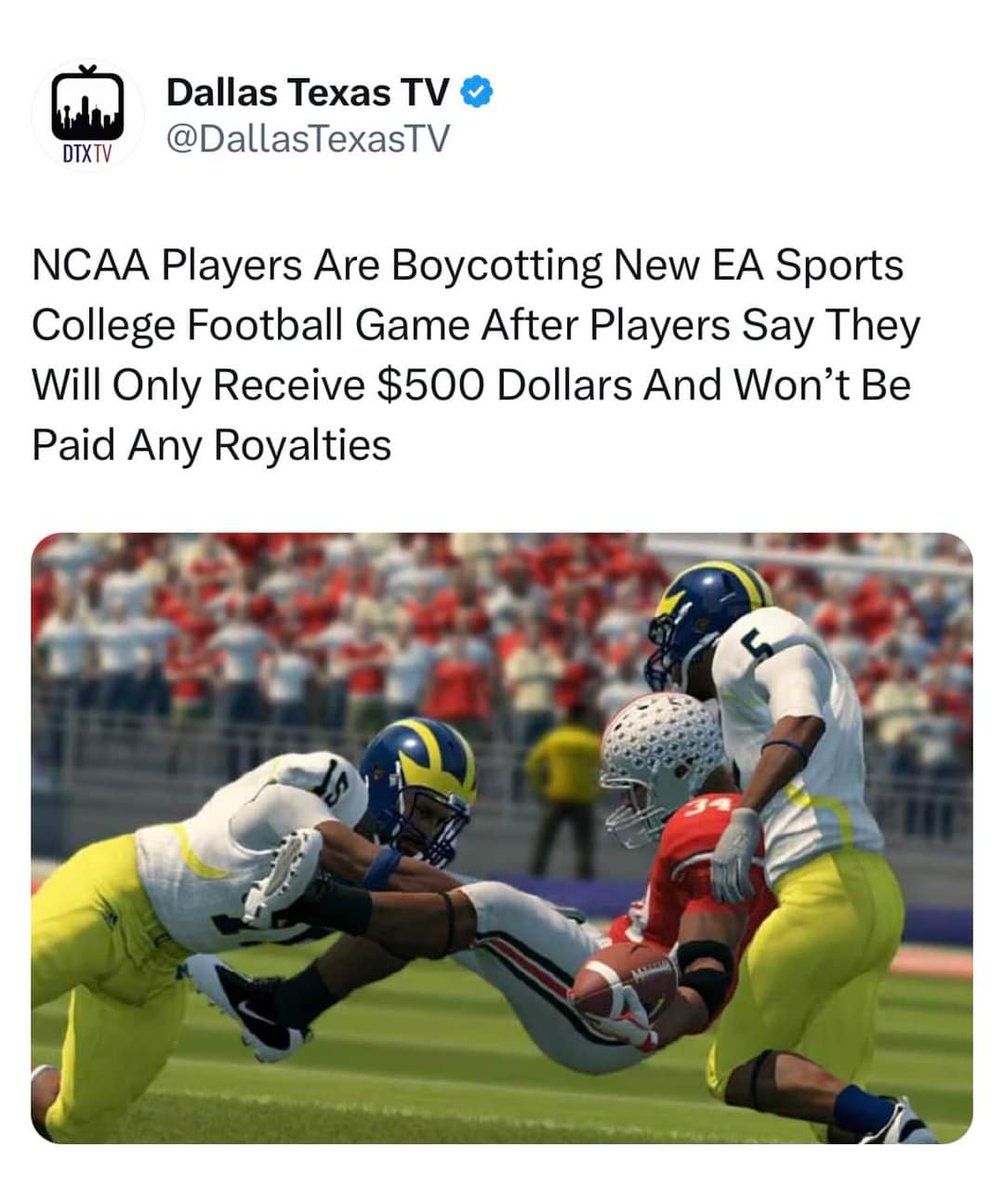 Good. Now we just need everybody else boycotting @EASPORTS other American Football game because it's been, at it's best, mid for decades, and at it's worst (see #MADDEN22) complete and utter trash.  
#FingFixMADDENAlready 
#EAdoesntgiveashit