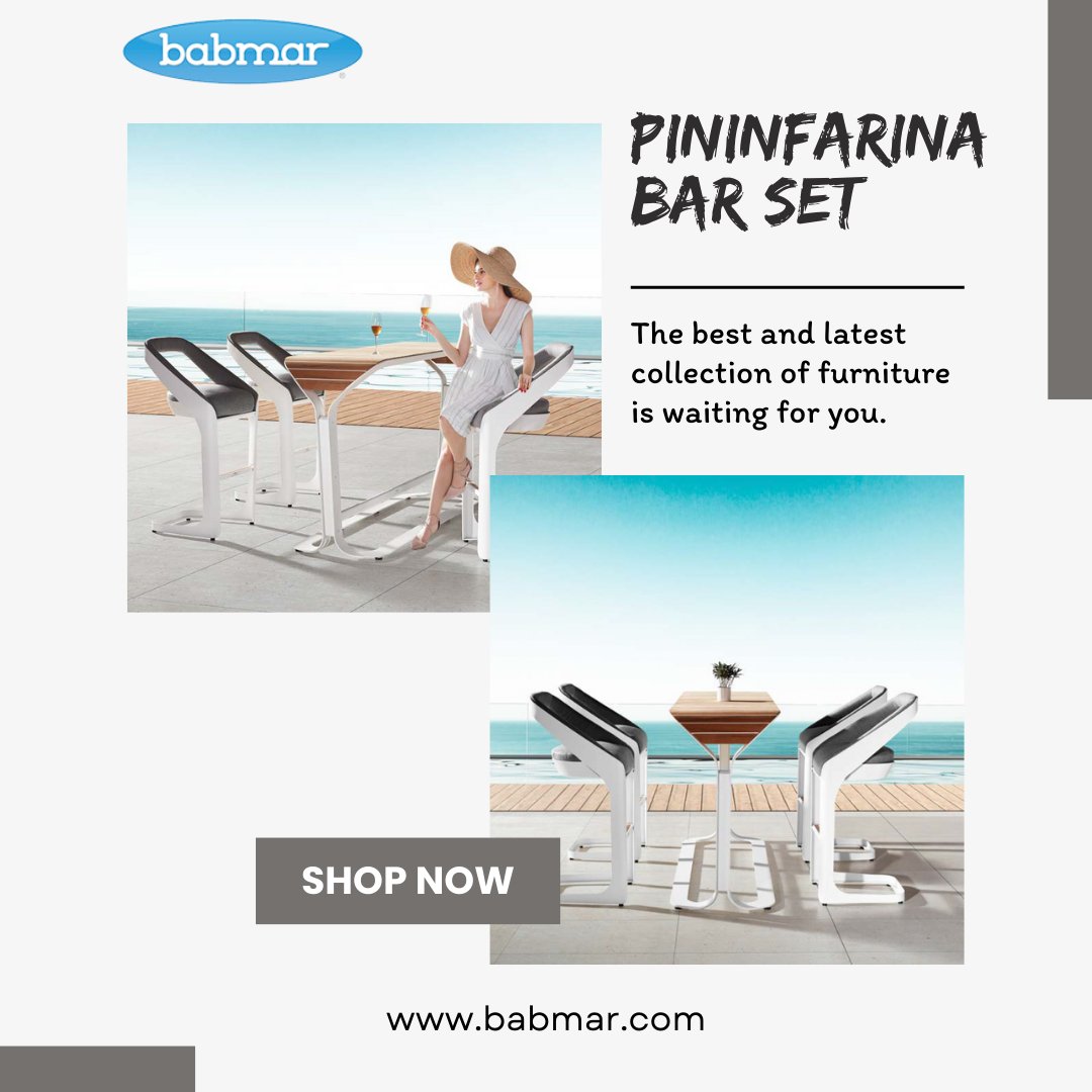 BabmarOutdoor's tweet image. Enjoying a cocktail party amidst the beauty of nature can be made possible by using the Amber Barset For 4 in an outdoor setting🤩

Order Now: bit.ly/3qx8vsf👈

#barset #barsetup #furniture #furniturestore #furnituremaker #furnituredesign #outdoorliving #decor #babmar