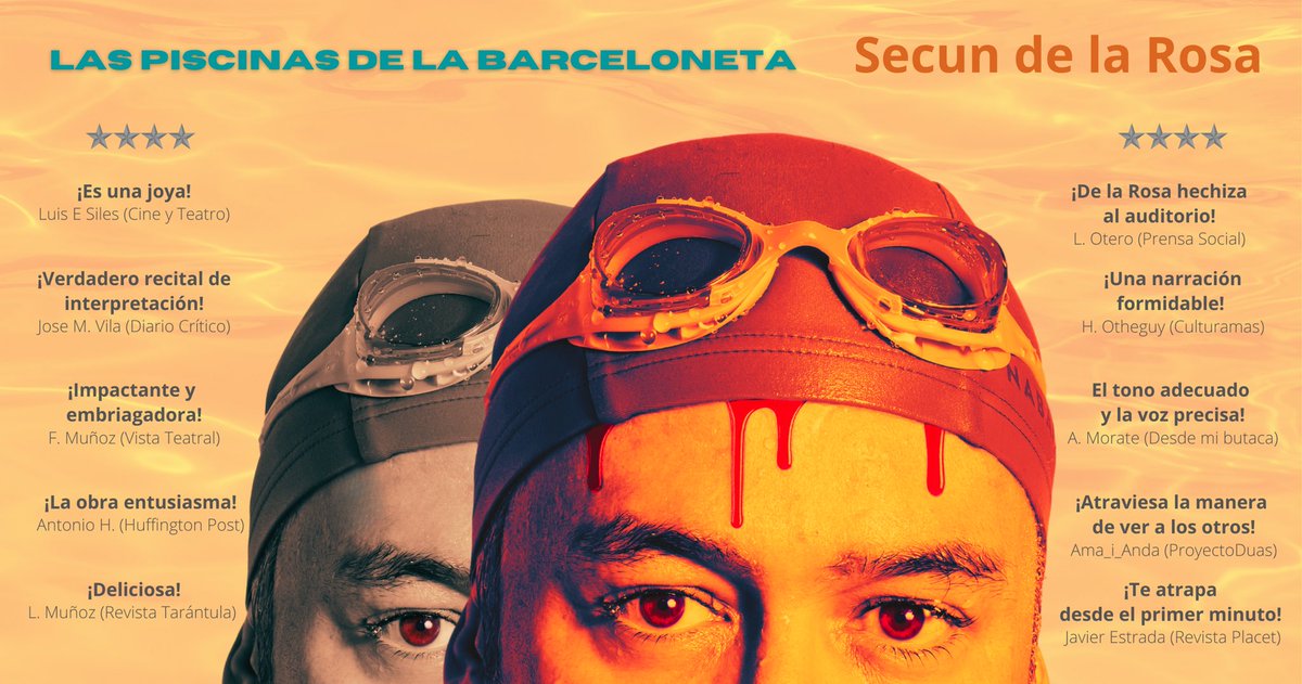 Hoy 
LAS PISCINAS DE LA BARCELONETA 
de Secun De la Rosa <a href="/secundelarosa/">secun de la rosa</a> 
en el Teatro Infanta Isabel <a href="/Teatro_Infanta/">Teatro Infanta Isabel</a> 

Tres últimas semanas!!!

Muchas ganas de volver a #traicionaralatristeza

Muchas gracias por este viaje tan bonito!
