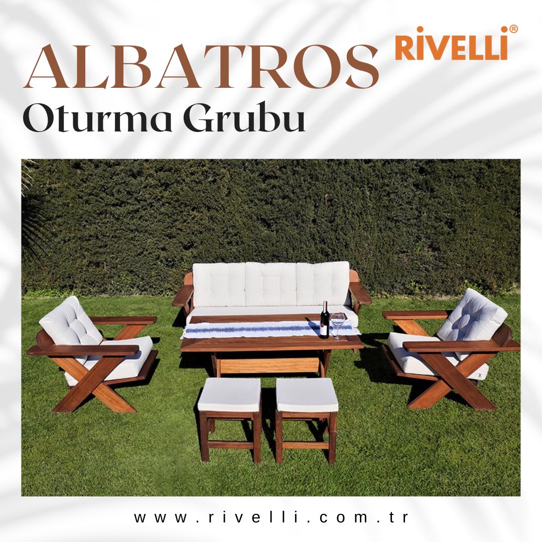 Yaz yaklaşırken bahçe mobilyalarını keşfetmenin tam zamanı 🪴 🍃

#bahcemobilyasi #rivelli #garden #oturmagrubu #gardenfurniture #furniture #loungeset #decoration #furnituredesign #masatakimi #outdoorfurniture #mobilya  #bahce #salincak #sezlong #concept #içmimar #oturmatakımı