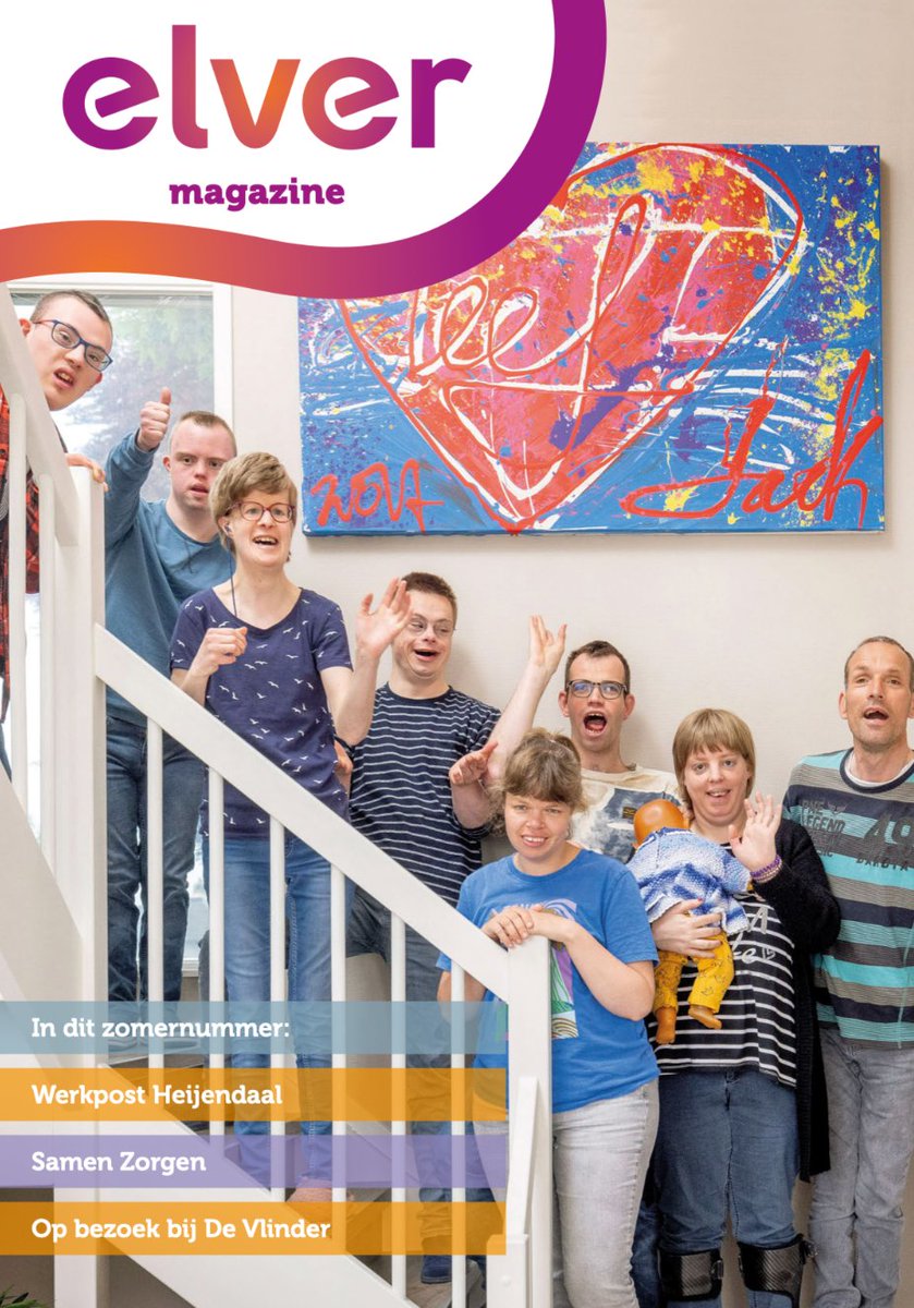 Het Elver #Magazine van juni is uit! Een Magazine waarin het thema ‘#Samen #Zorgen’ centraal staat.

Lees hier het magazine: bit.ly/3CL7Syp