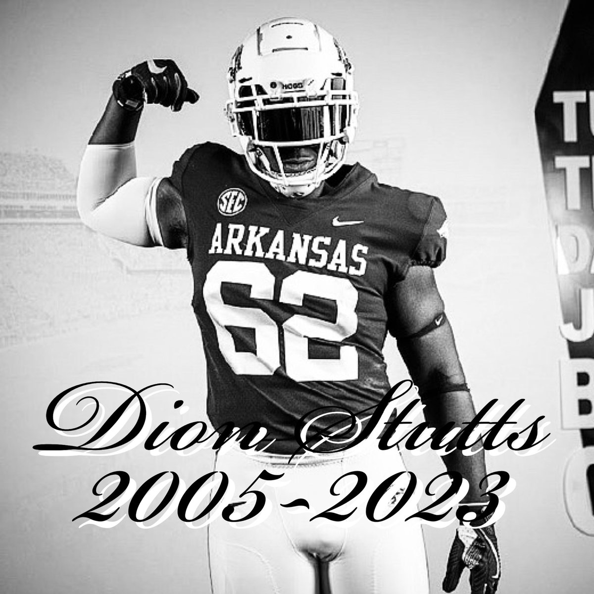 😭😭😭 He was so happy with his HOG commitment. Heartbreaking regardless of where he was going to play college football. Many prayers for his family and friends.