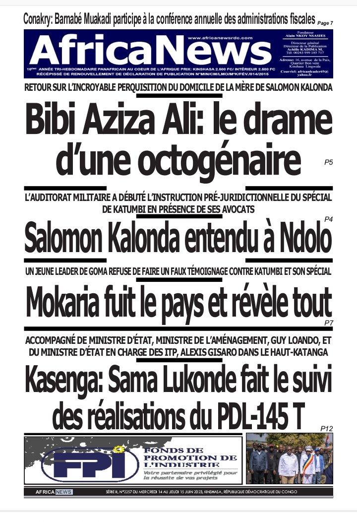 imbiwilson's tweet photo. #BIBI_AZIZA_ALI la maman de conseiller @SalomonKalonda, le drame d'une octogénaire. https://t.co/Zhl9JPcL8w