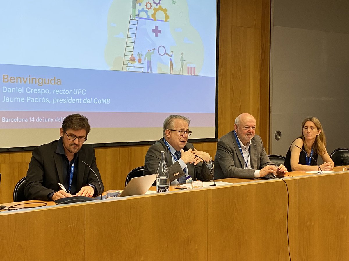 CCMC_MetgesCat's tweet photo. 👋🏽 Benvinguts a la 2a Jornada Anual del #GIPS: Tecnologia i salut, present i futur 🧬🔬 Amb la col·laboració de @la_UPC, @XartecSalut, @Enginyeria, Bioinformàtics de Barcelona i @COMBarcelona

Comencem! 🙋🏽‍♂️ https://t.co/rWX95jGdAJ