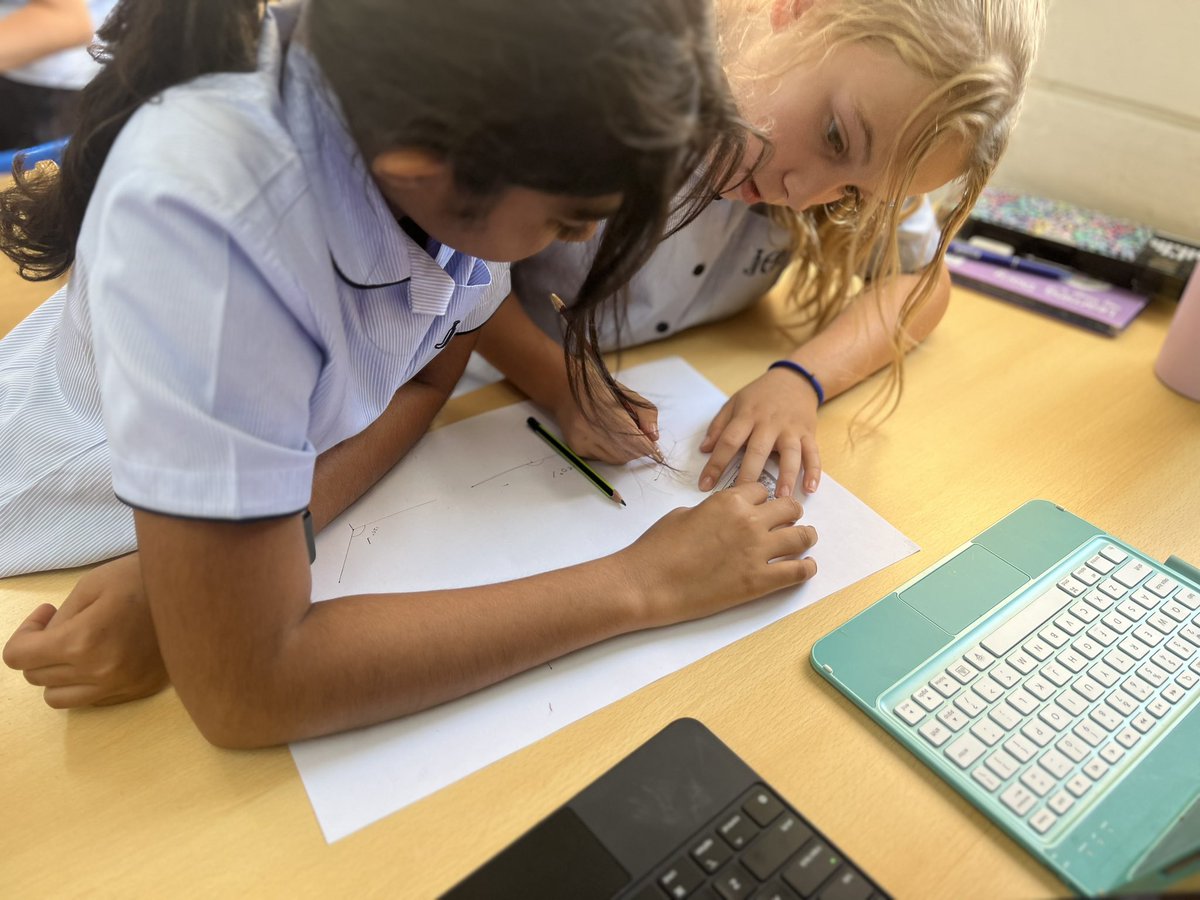 It’s all go in 5Y. We are measuring and drawing angles and I don’t think they will ever want to stop! #JESSJummaths